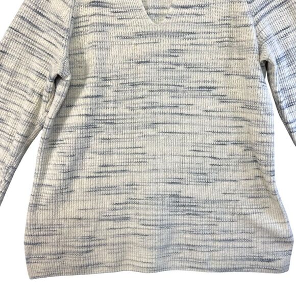 PureJill J. Jill J.Jill Women's Rib-Textured V-Neck Sweater Tunic Grey large - Picture 3 of 16
